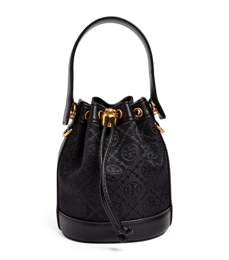 Tory Burch Tory Burch Mini T Monogram Bucket Bag