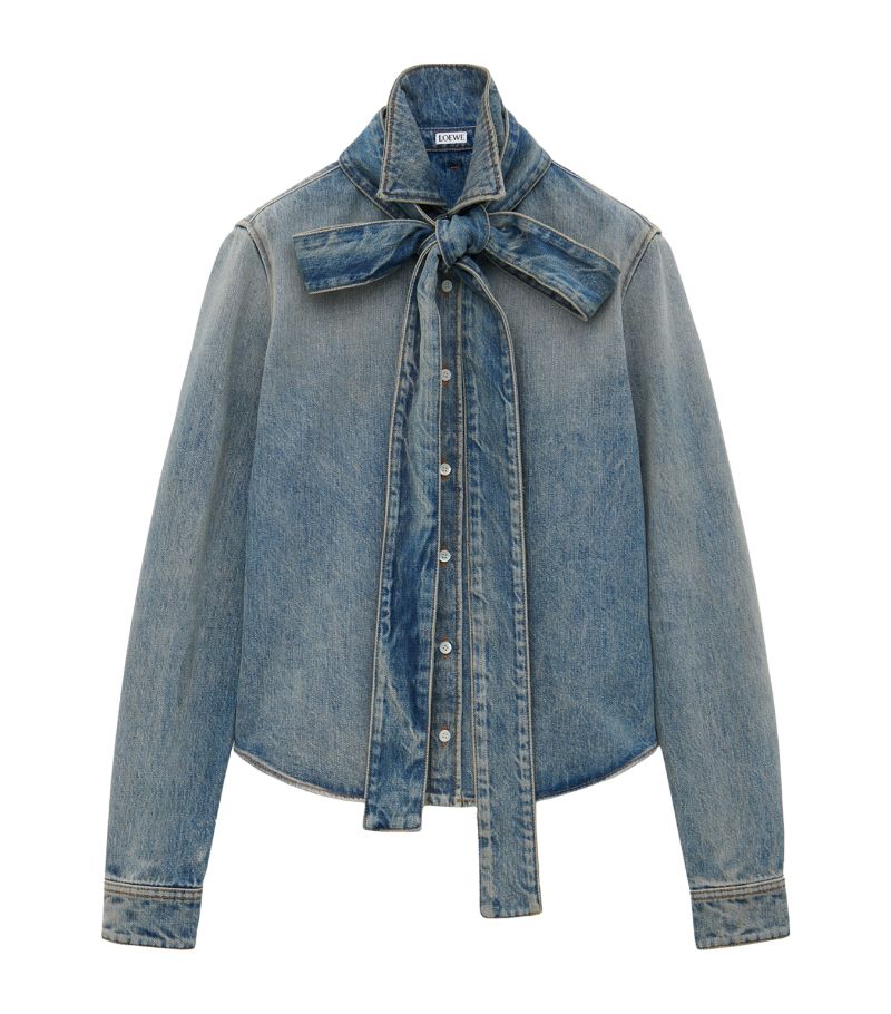 Loewe Loewe Denim Bow Shirt