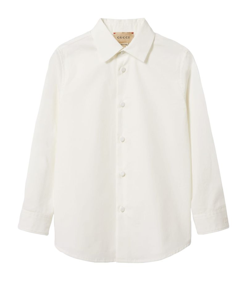 Gucci Gucci Kids Cotton Poplin Shirt (4-12 Years)