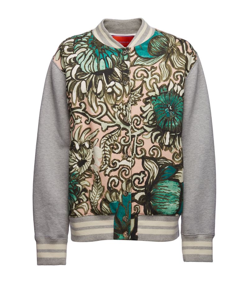 La Doublej La Doublej Anemone-Print Harvey Bomber Jacket