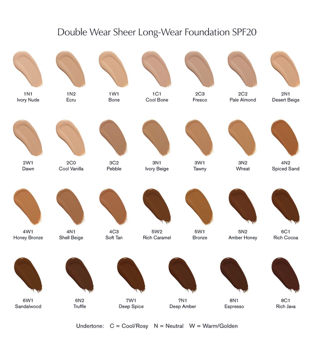 Estée Lauder Estée Lauder Double Wear Sheer Long-Wear Foundation Spf20 (30Ml)