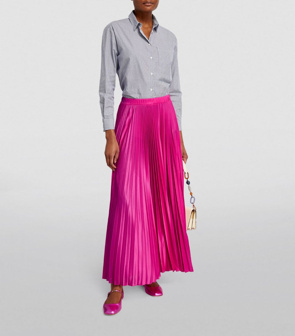 Max & Co. Max & Co. Jersey Pleated Maxi Skirt