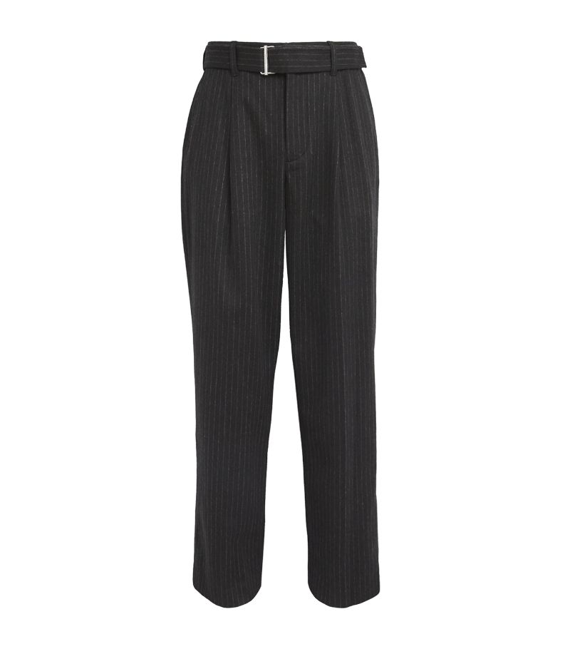 Simkhai Simkhai Virgin Wool-Blend Pinstripe Trousers