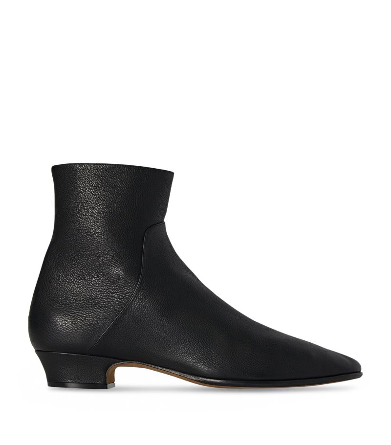 The Row The Row Awar Leather Ankle Boots 25