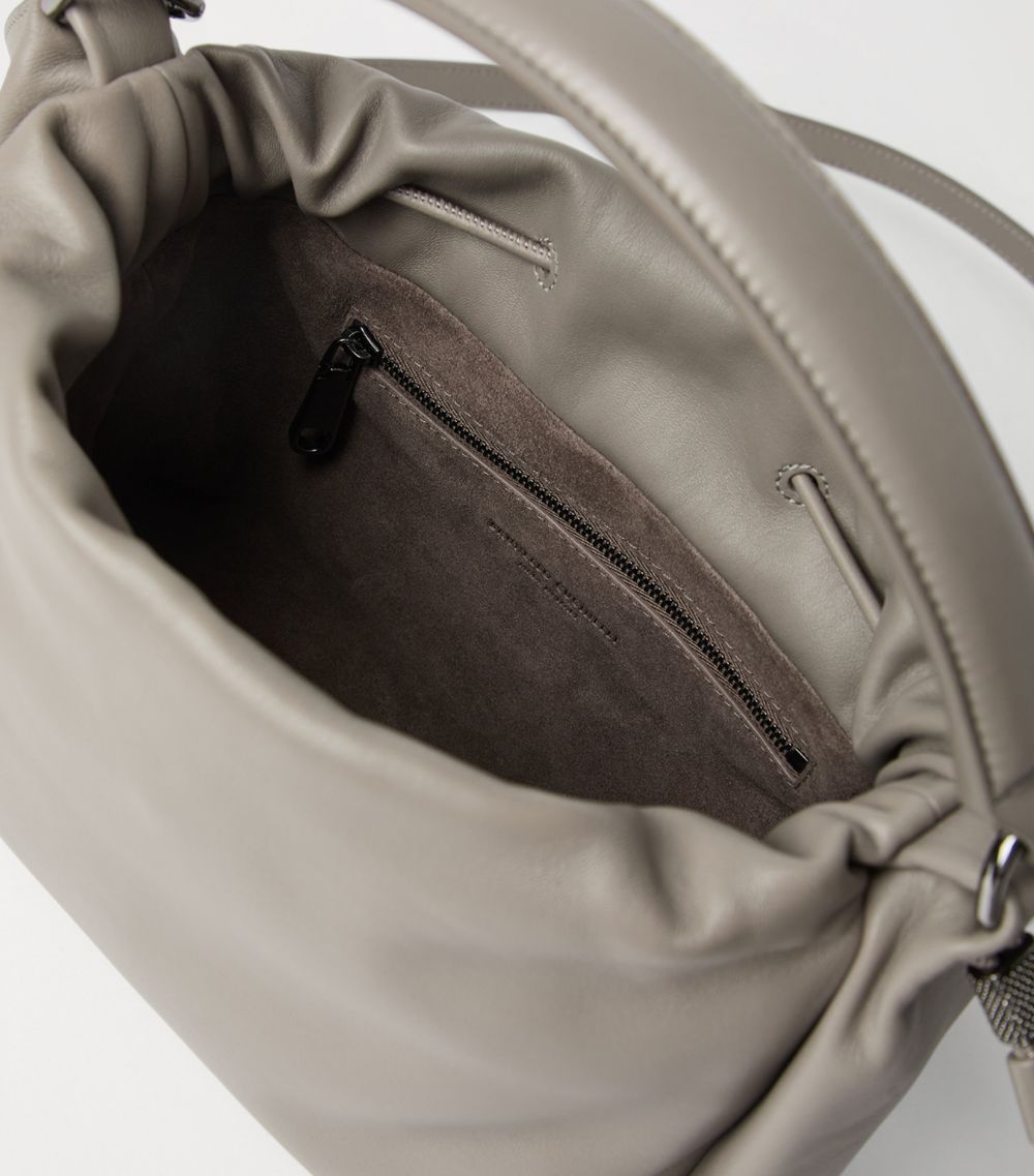 Brunello Cucinelli Brunello Cucinelli Small Soft Leather Mellow Bucket Bag