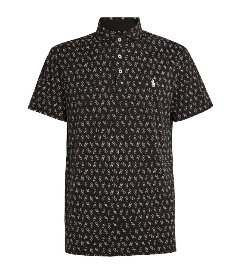 Rlx Ralph Lauren Rlx Ralph Lauren Cotton Patterned Polo Shirt