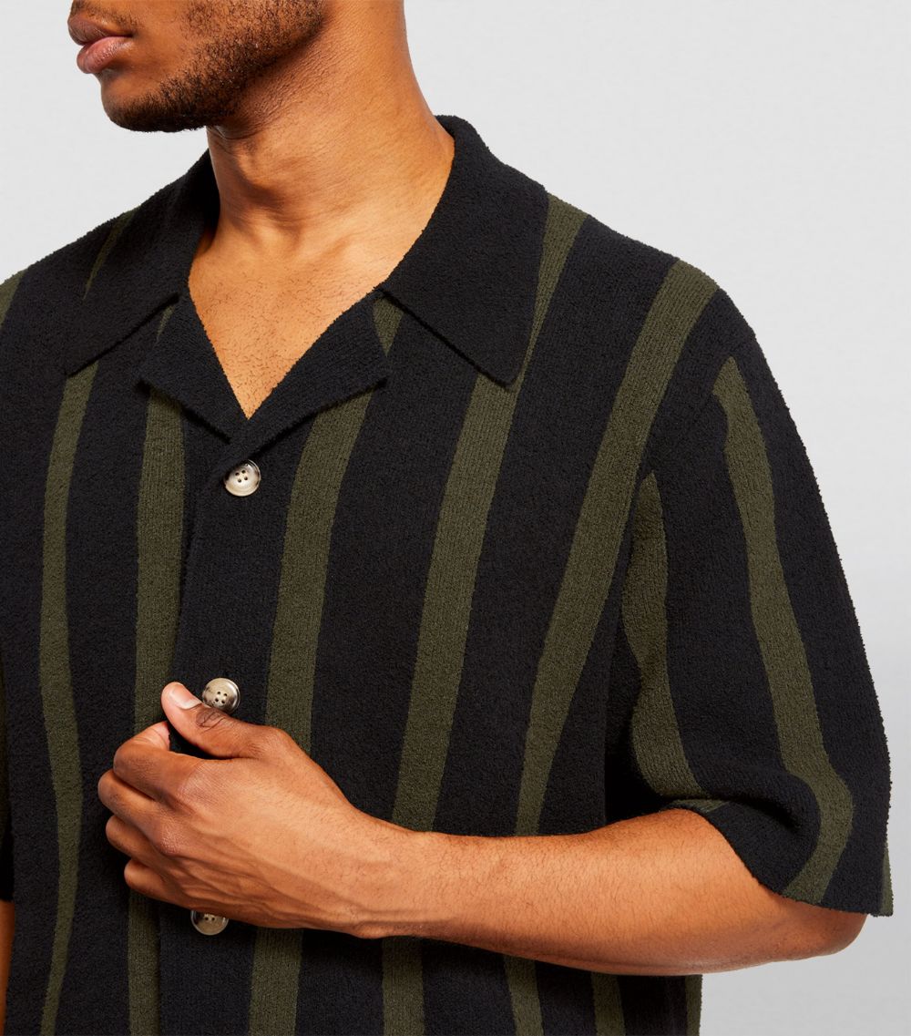 Nanushka Nanushka Terry-Knit Striped Shirt