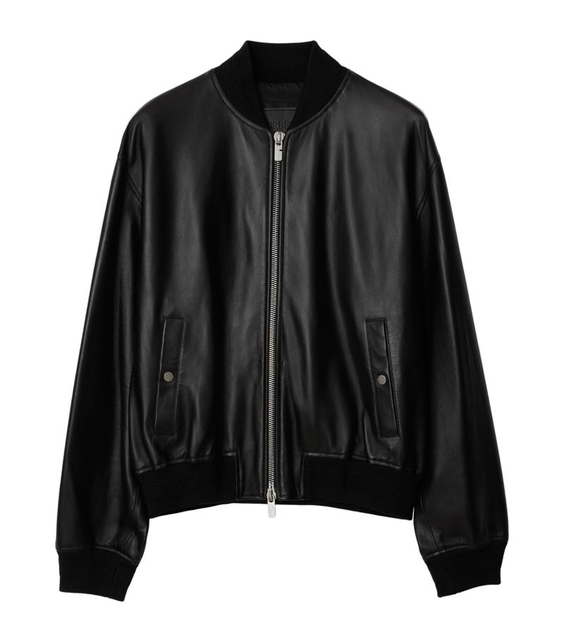 Burberry Burberry Leather Bomber Jacket