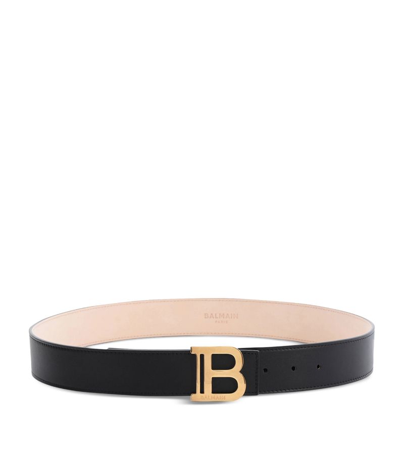 Balmain Balmain Calfskin B-Buckle Belt