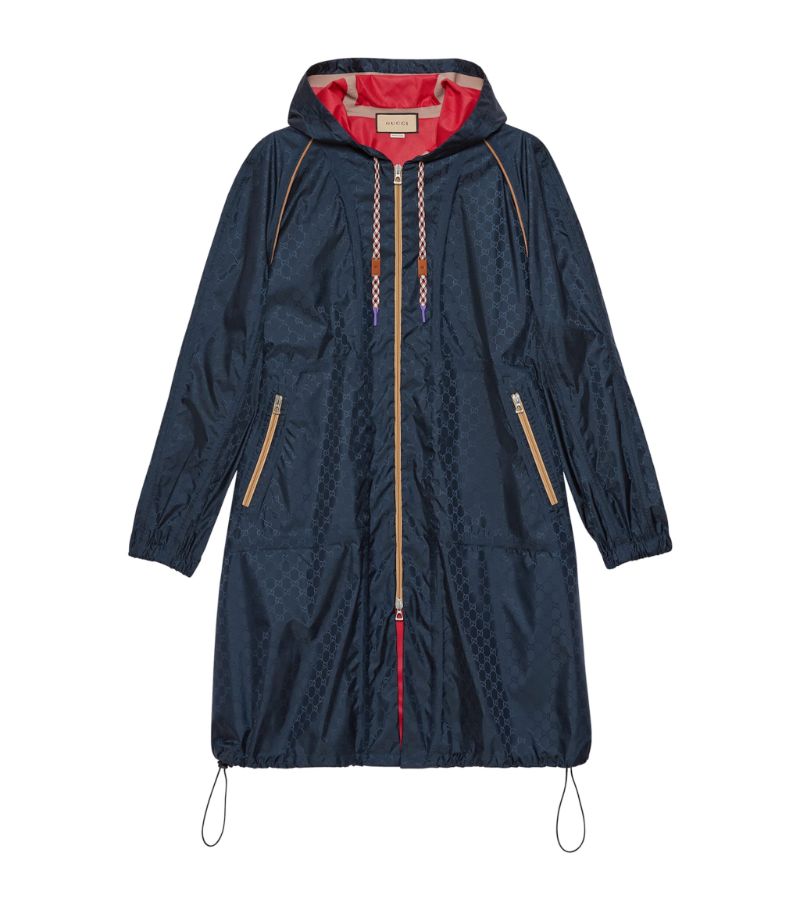 Gucci Gucci GG Pattern Hooded Jacket