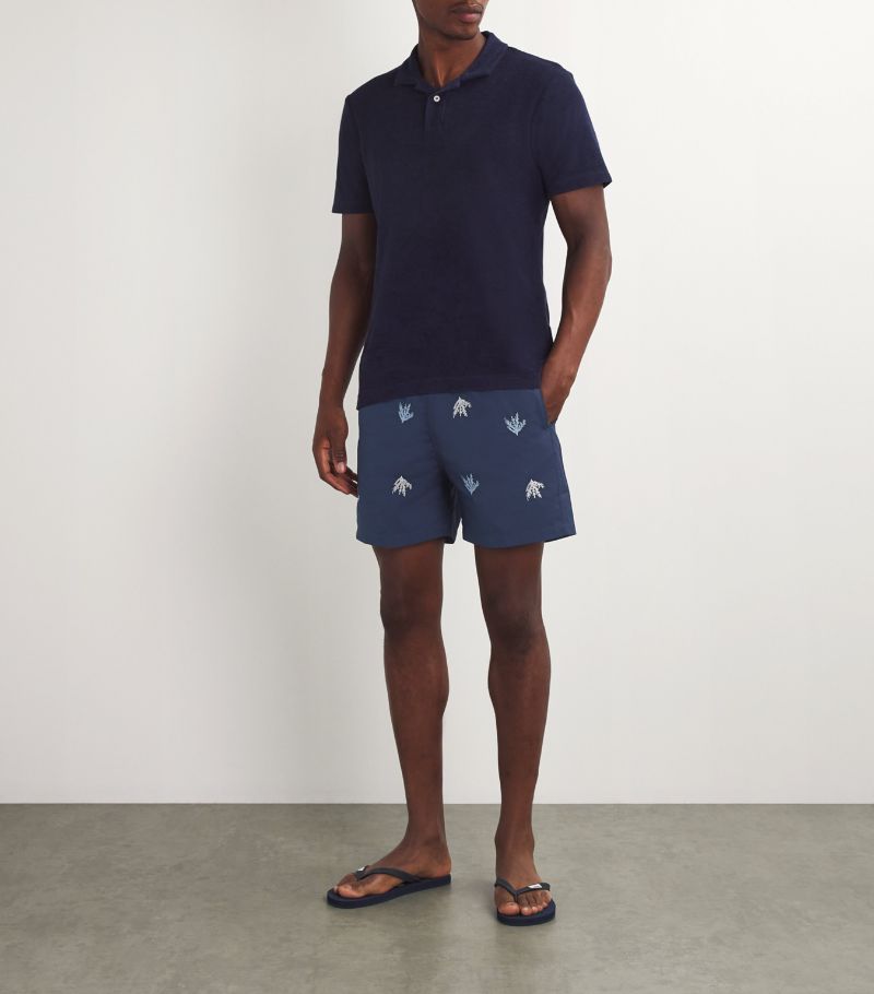 Love Brand & Co. Love Brand & Co. Embroidered Staniel Swim Shorts