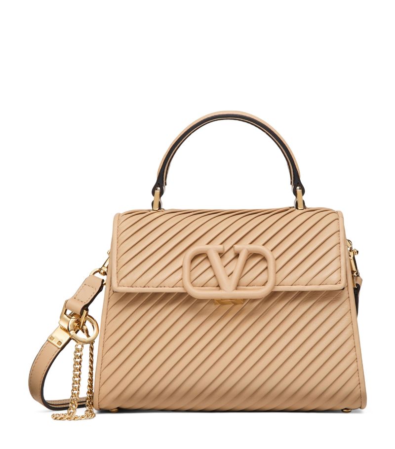 VALENTINO GARAVANI Valentino Garavani Small Lambskin Vsling Top-Handle Bag