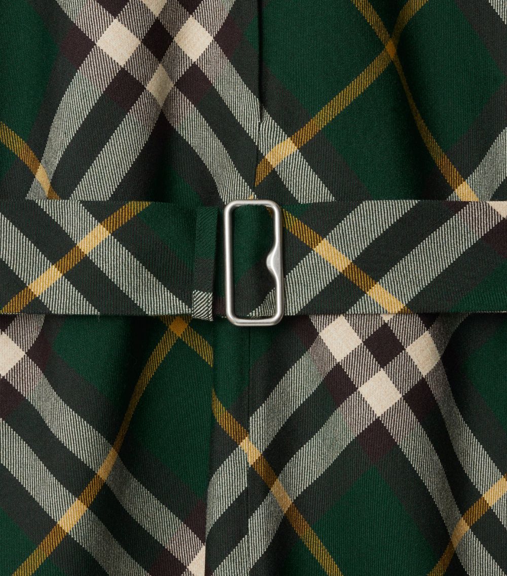 Burberry Burberry Wool Check Dress