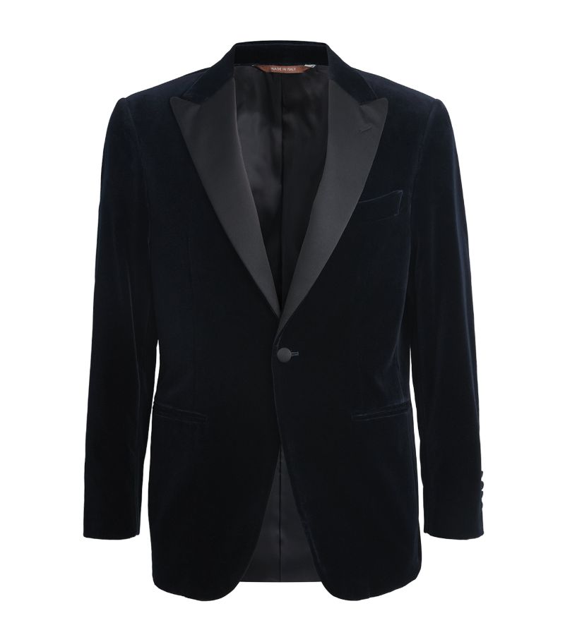 Canali Canali Velvet Single-Breasted Evening Jacket