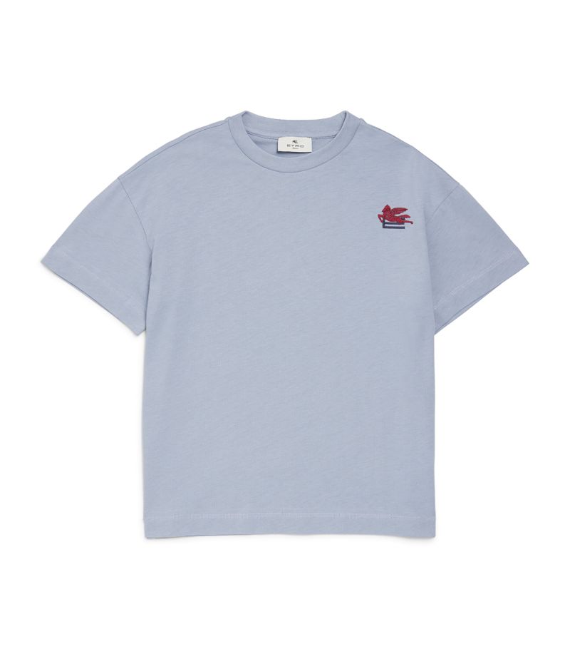  Etro Kids Cotton Logo T-Shirt (4-16 Years)