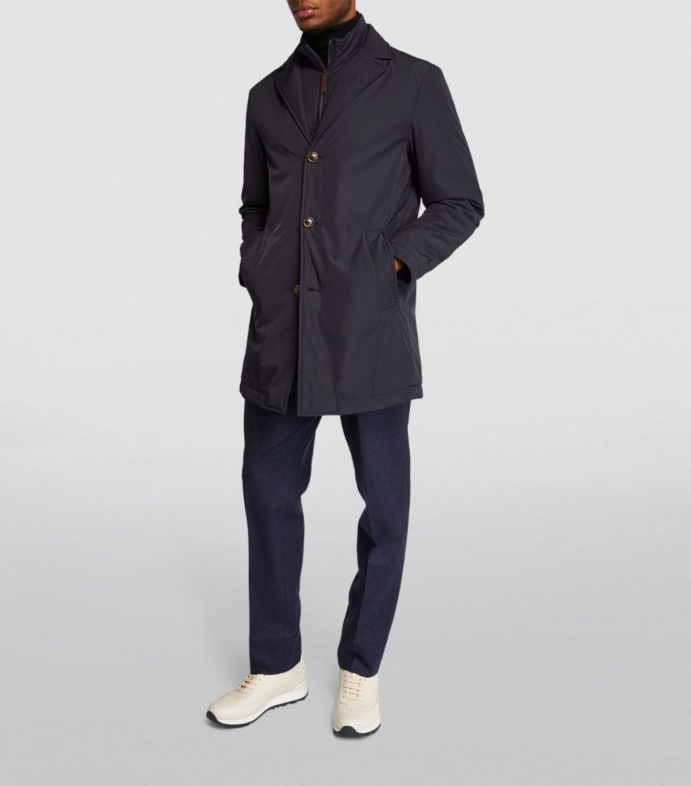 Canali Canali Mid-Length Shell Coat