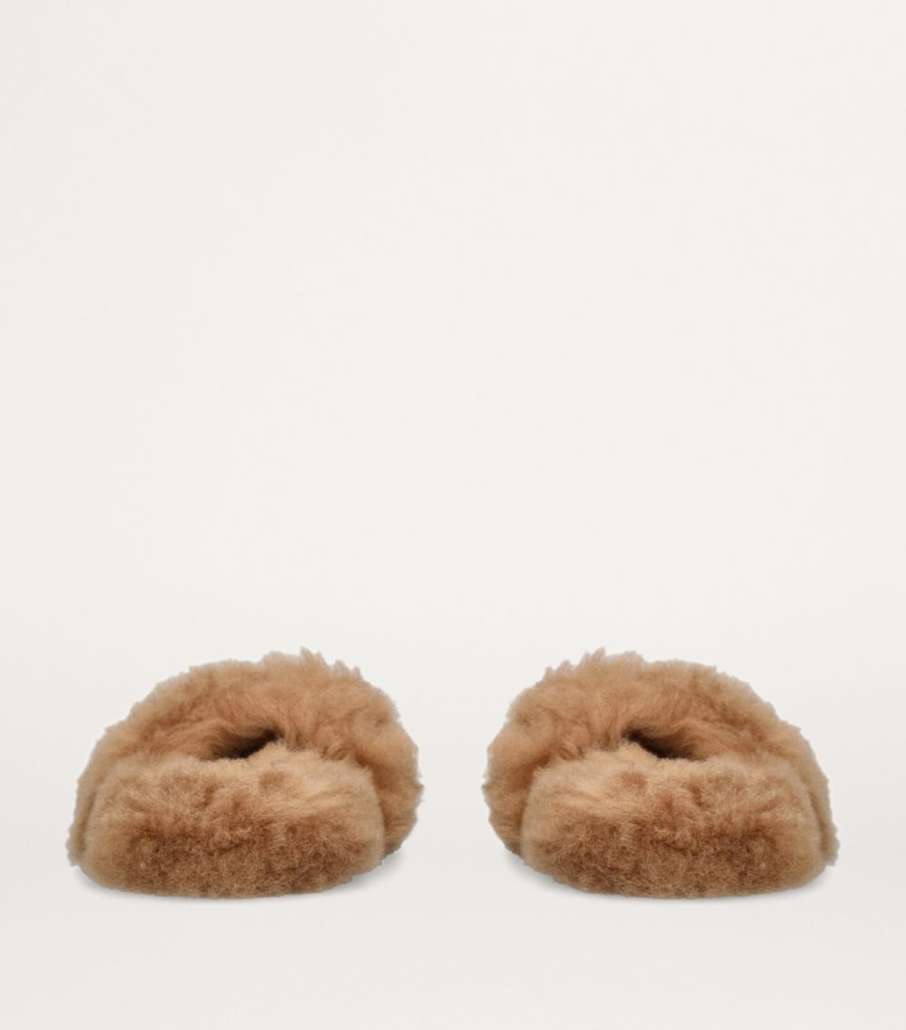 Yves Salomon Yves Salomon Merino Fur Slippers