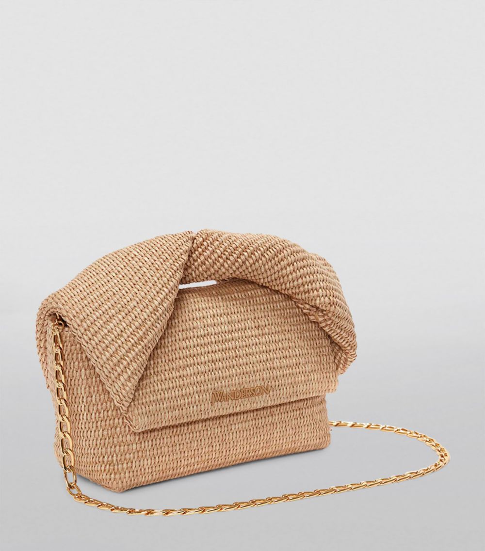 Jw Anderson Jw Anderson Medium Raffia Twister Top-Handle Bag