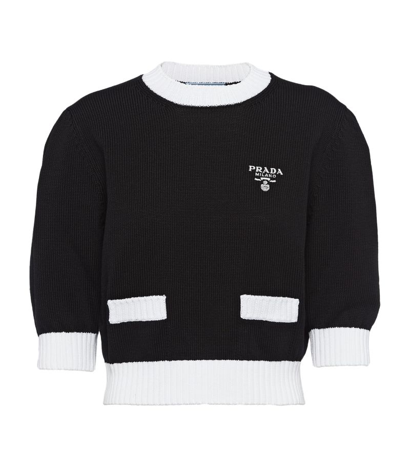 Prada Prada Contrast-Trim Sweater