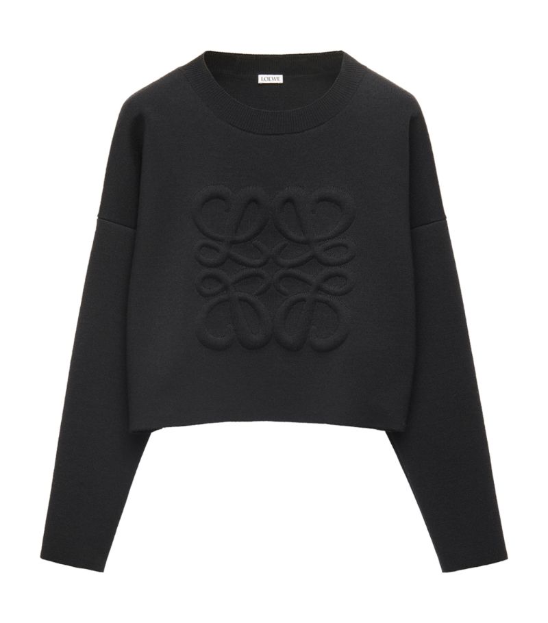 Loewe LOEWE Anagram Cropped Sweater