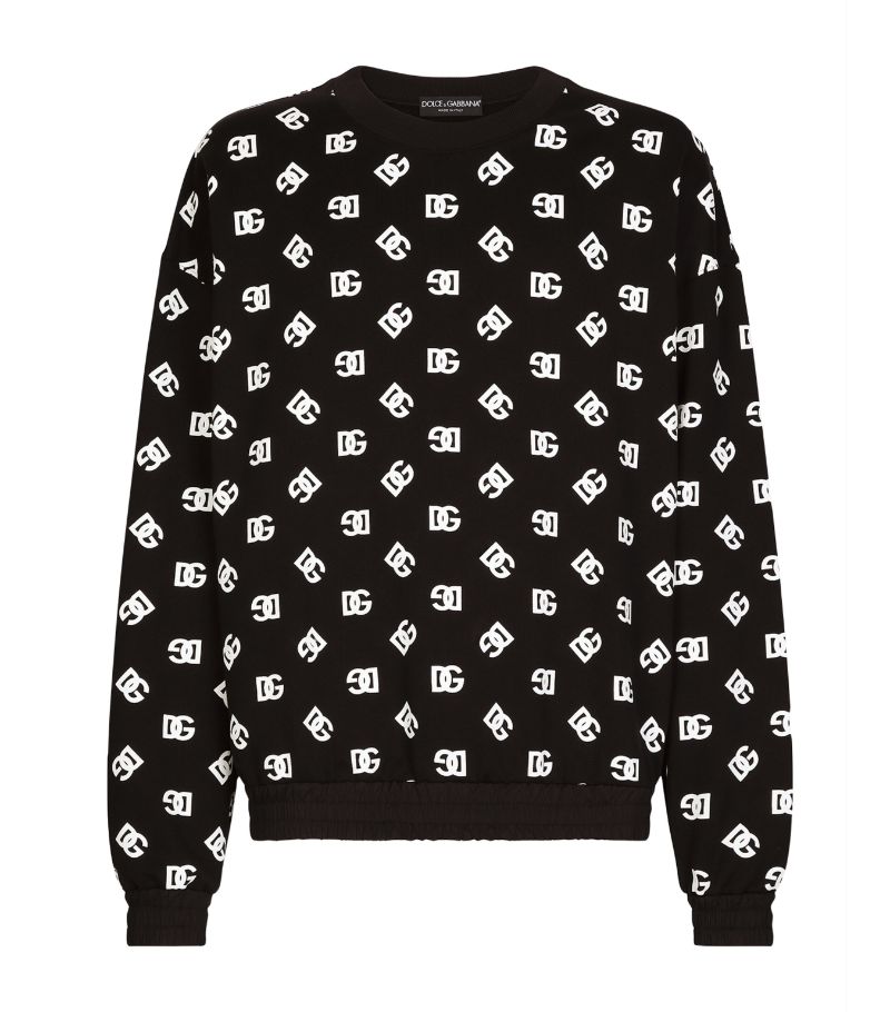 Dolce & Gabbana Dolce & Gabbana Dg Monogram Print Sweatshirt