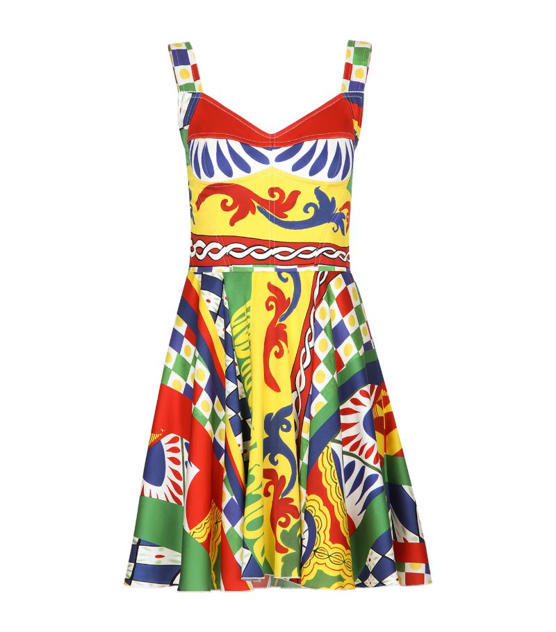 Dolce & Gabbana Dolce & Gabbana Carretto Print Mini Dress