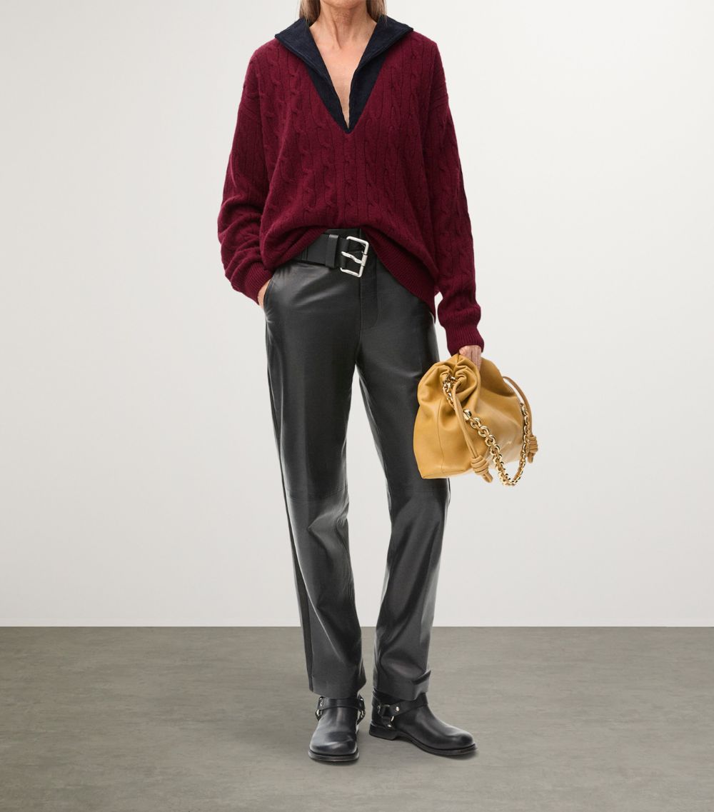 Loewe Loewe Cashmere-Blend V-Neck Sweater