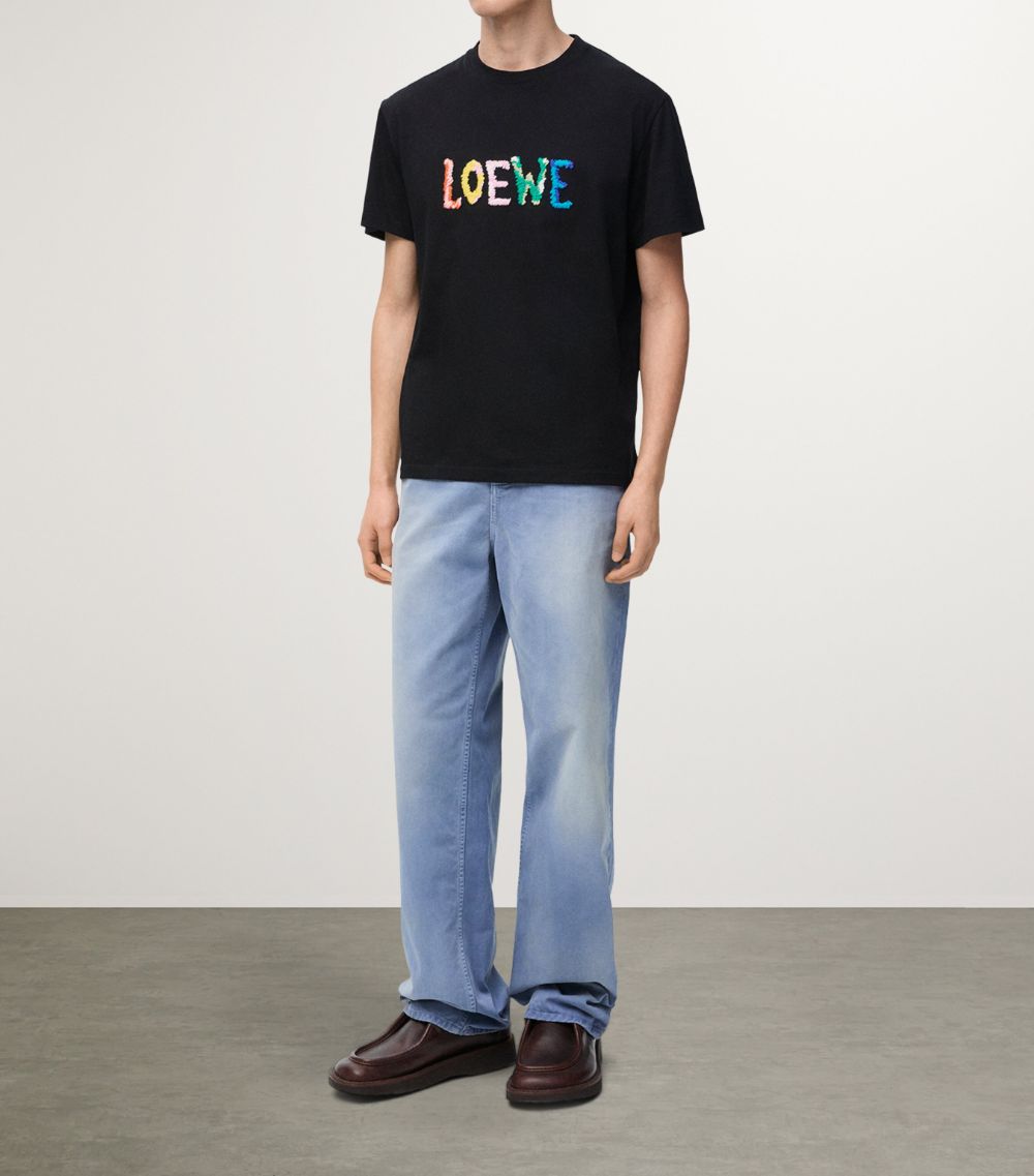 Loewe Loewe Embroidered Logo T-Shirt