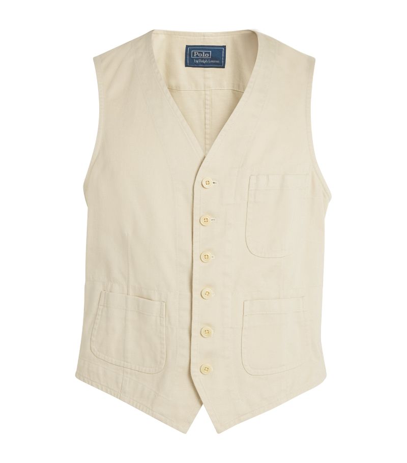 Polo Ralph Lauren Polo Ralph Lauren X Wimbledon Cotton Tailored Vest