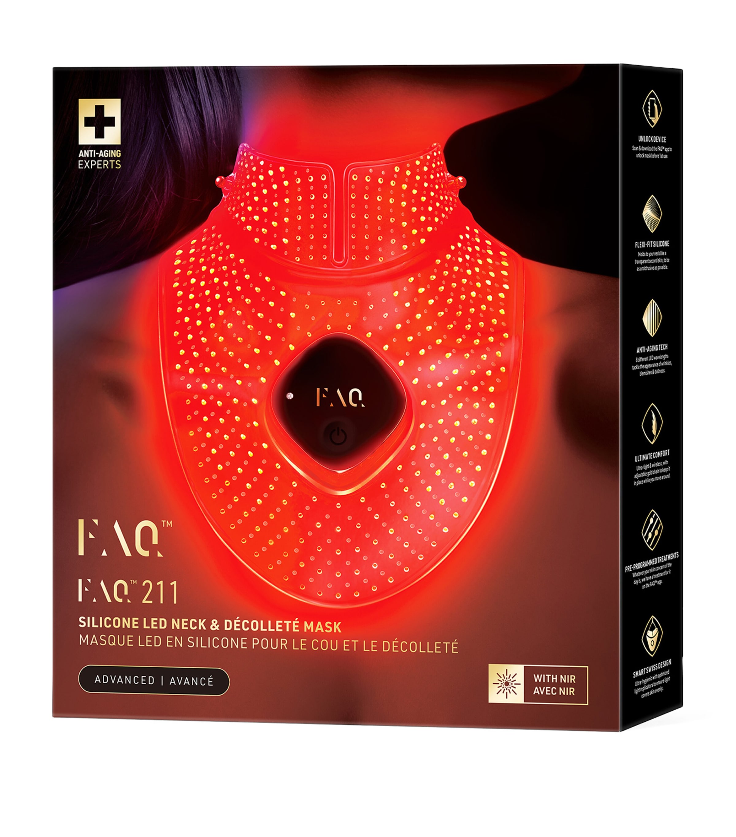  FAQ 211 Anti-Ageing Led Neck & Décolleté Mask