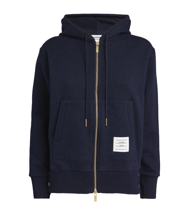 Thom Browne Thom Browne Tricolour Stripe Zip-Up Hoodie