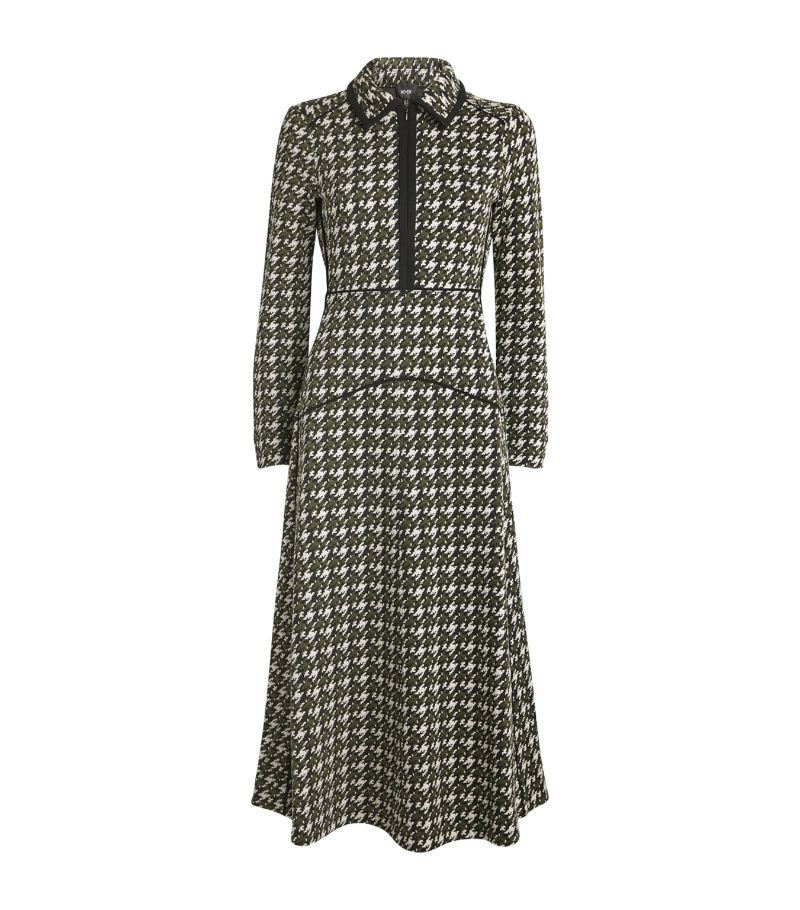 Me+Em Me+Em Ponte-Jersey Houndstooth Dress