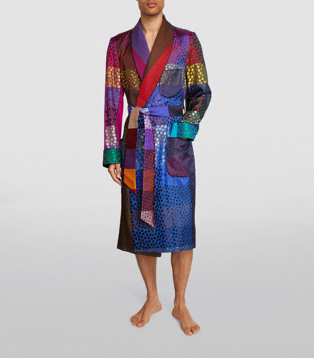  Daniel Hanson Silk Dressing Gown