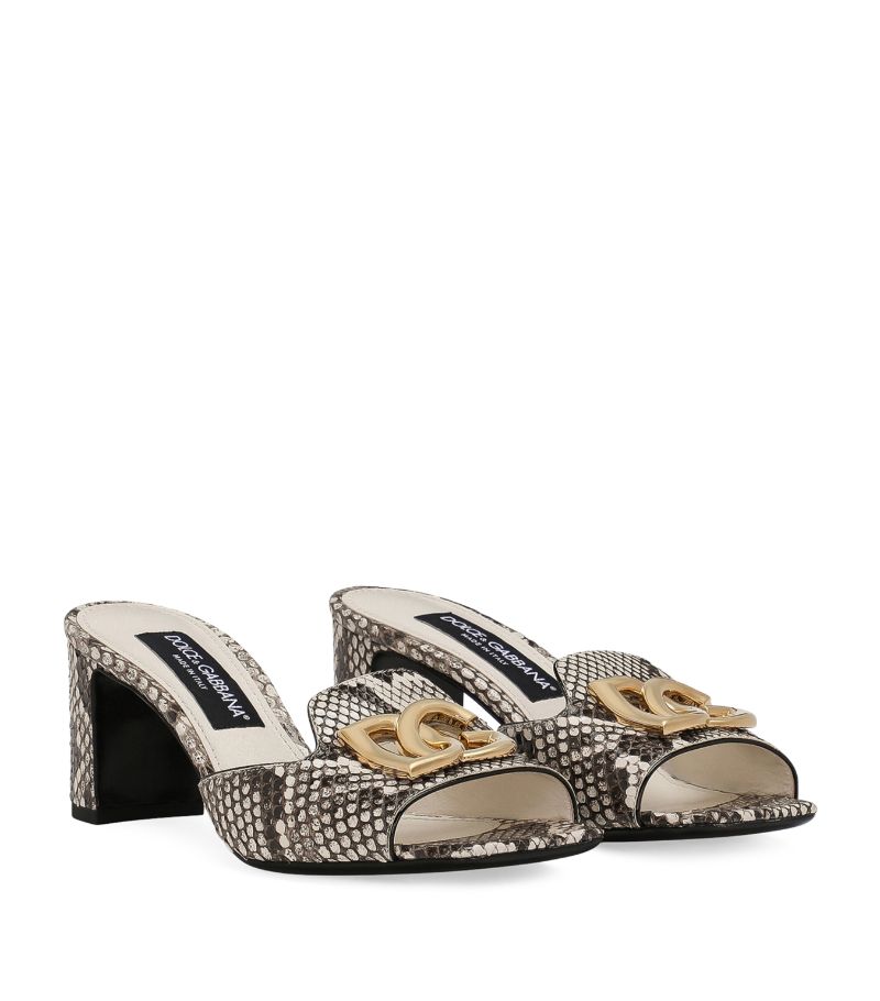 Dolce & Gabbana Dolce & Gabbana Snakeskin Abaya Sandals 60