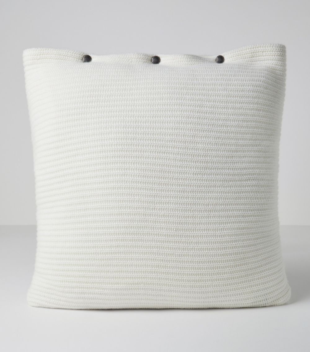 Brunello Cucinelli Brunello Cucinelli Cashmere Rib-Knit Cushion (50cm x 50cm)