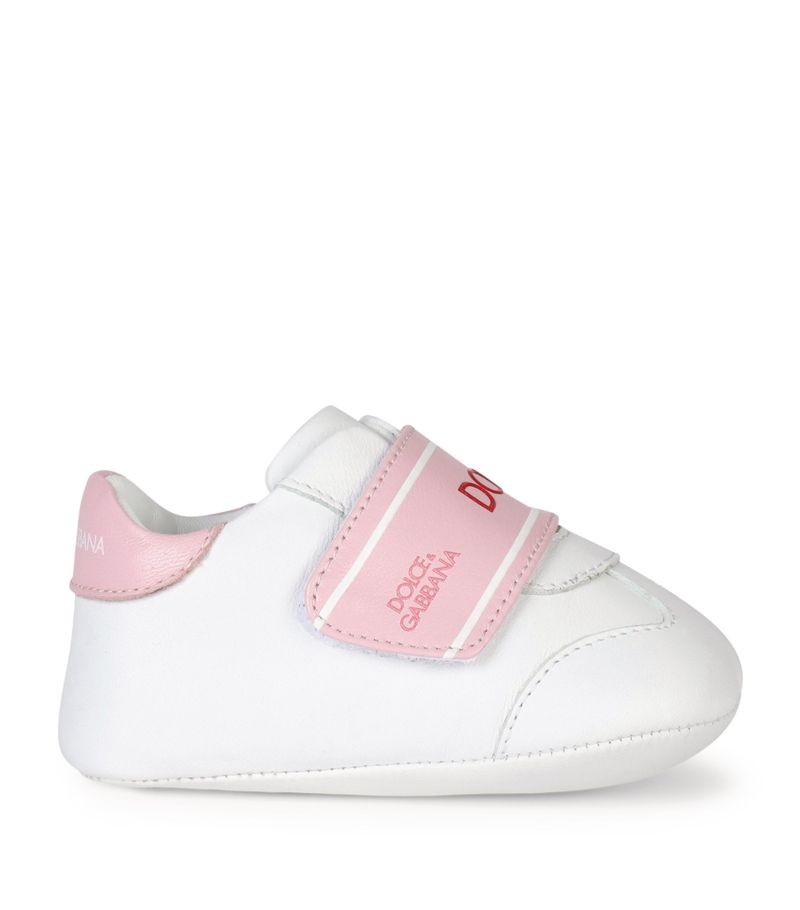 Dolce & Gabbana Dolce & Gabbana Kids Leather Logo Sneakers