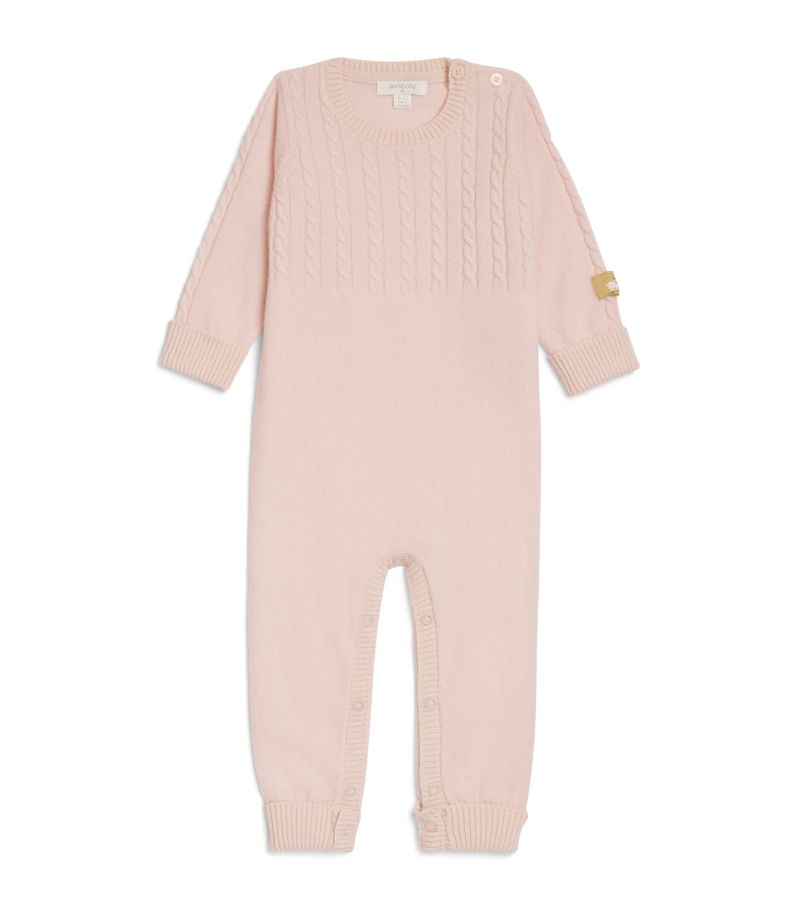 Purebaby Purebaby Cashmere Cable Knit All-In-One (0-18 Months)