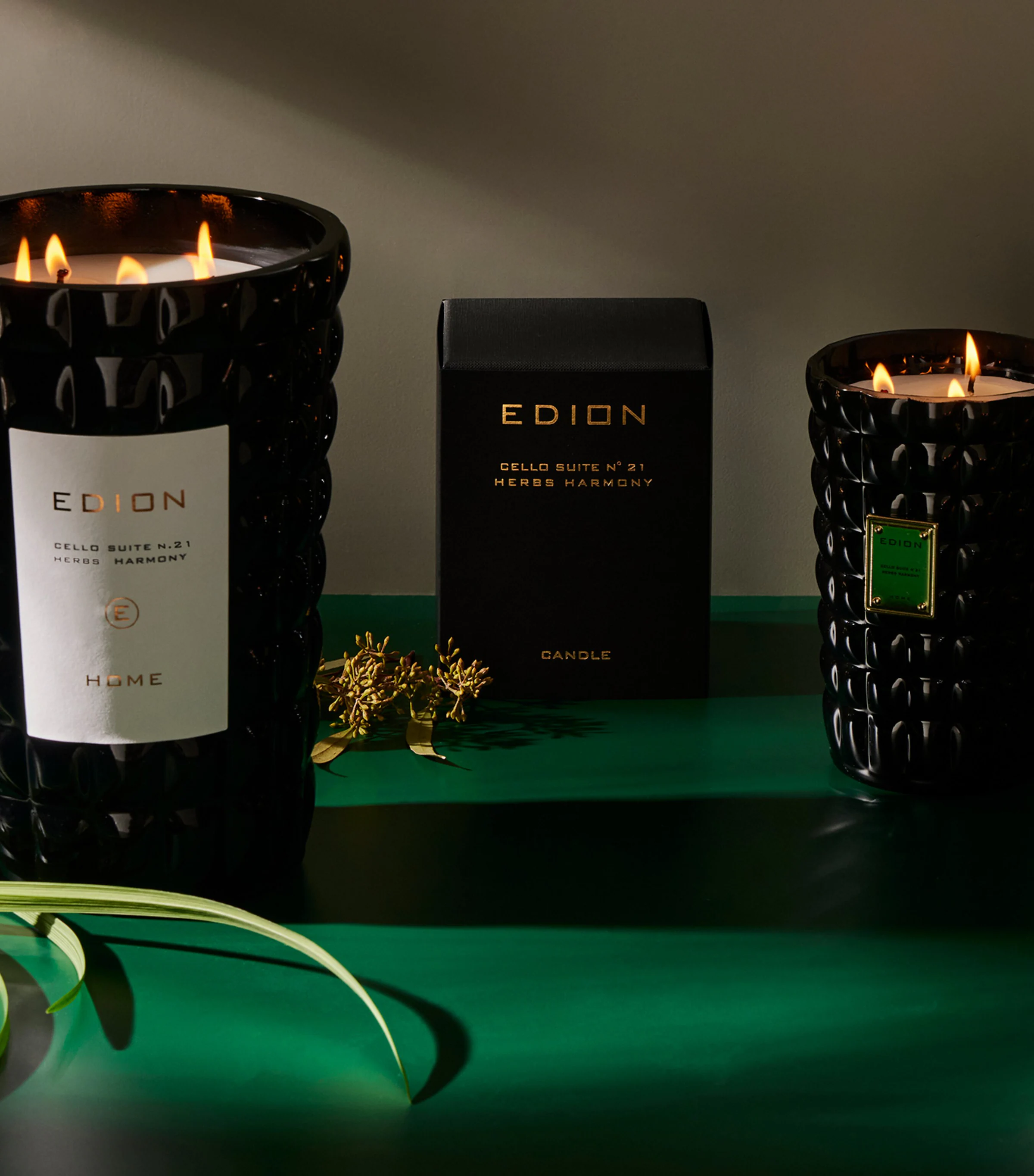  Edion Cello Suite No.21 Herbs Harmony Candle