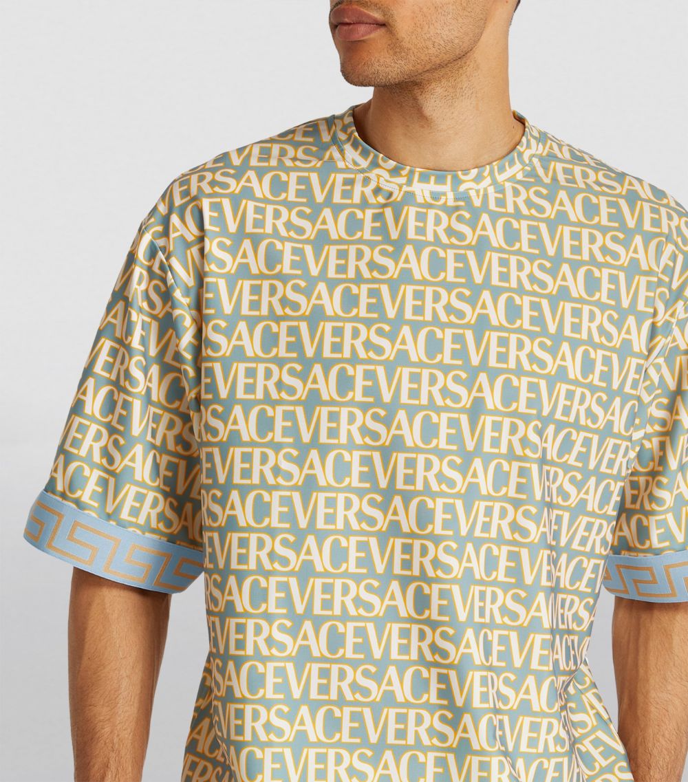 Versace Versace Logo Print Swim T-Shirt