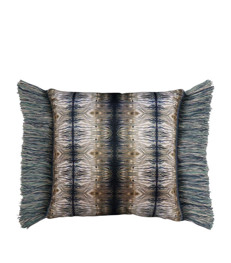  Anna Hayman Fringed Velvet Cushion (53Cm X 53Cm)