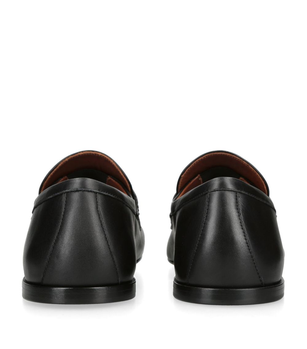 VALENTINO GARAVANI Valentino Garavani Leather Vlogo Loafers