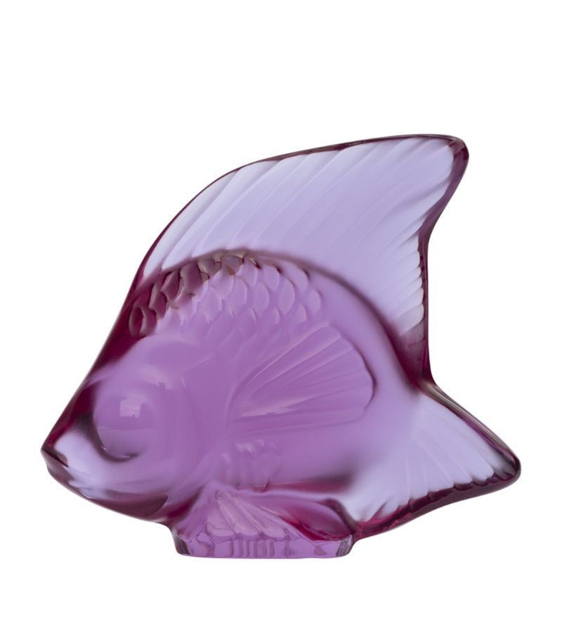 Lalique Lalique Crystal Fish Sculpture