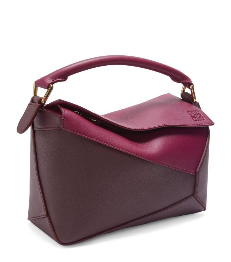 Loewe Loewe Small Leather Puzzle Edge Top-Handle Bag