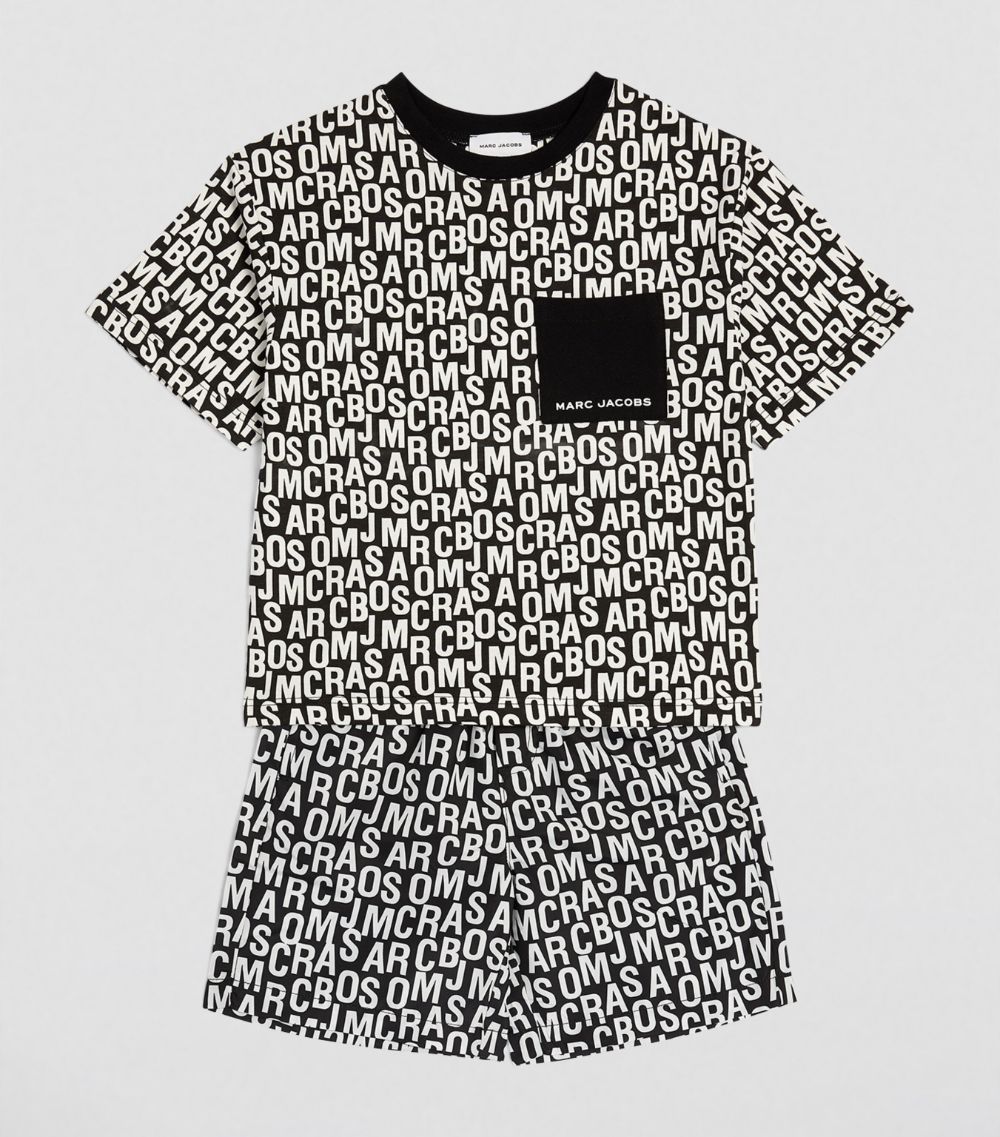 Marc Jacobs Kids Marc Jacobs Kids Jumbled Logo Short Sleeve T-Shirt (4-12+ Years)