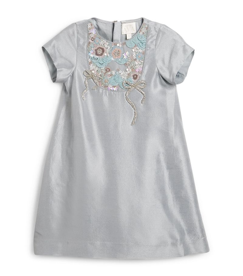 Maison Ava Maison Ava Satin Embellished Seraphine Dress (2-14 Years)