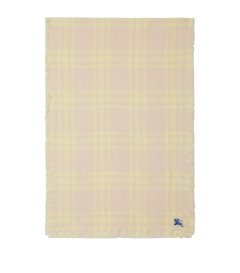 Burberry Burberry Wool-Silk Reversible Scarf