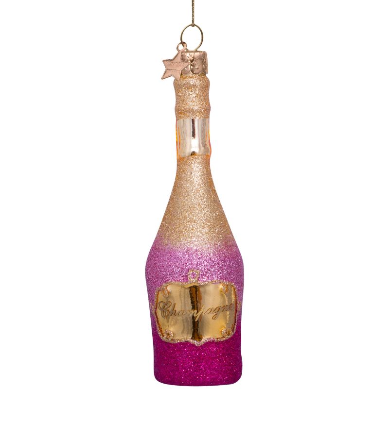 Vondels Vondels Champagne Bottle Tree Decoration