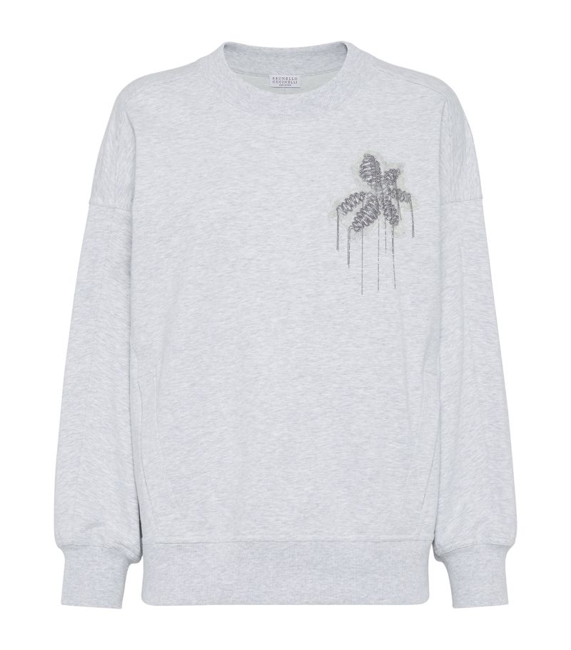 Brunello Cucinelli Brunello Cucinelli Embellished Sweatshirt