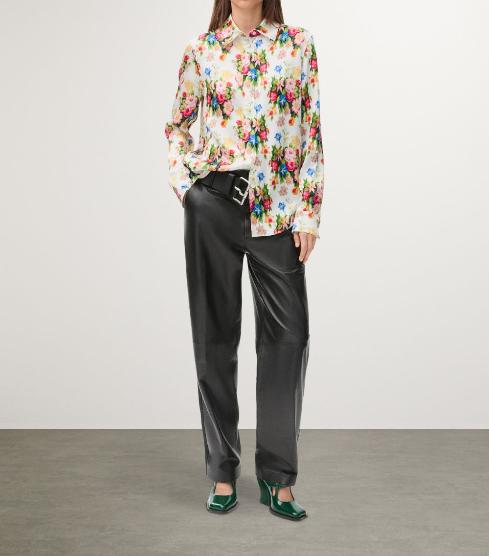 Loewe Loewe Silk-Cotton Floral Shirt