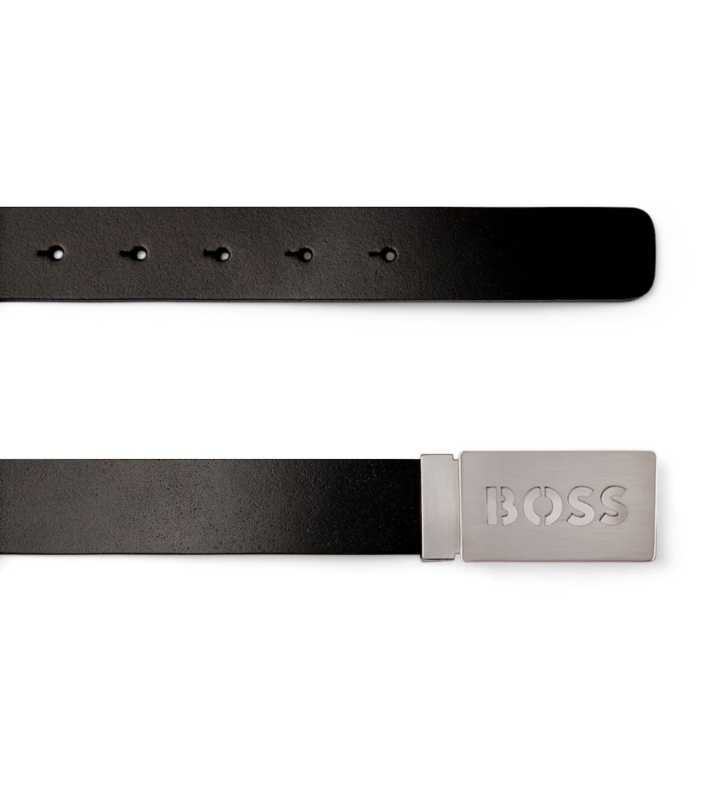 Boss Kidswear Boss Kidswear Leather Logo Belt